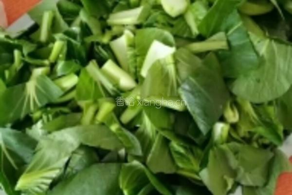 香茹油菜的做法图解1