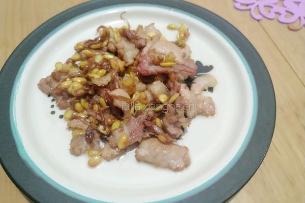 豆芽小炒肉