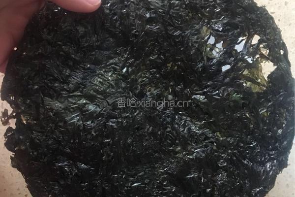 紫菜蛋花汤的做法图解1