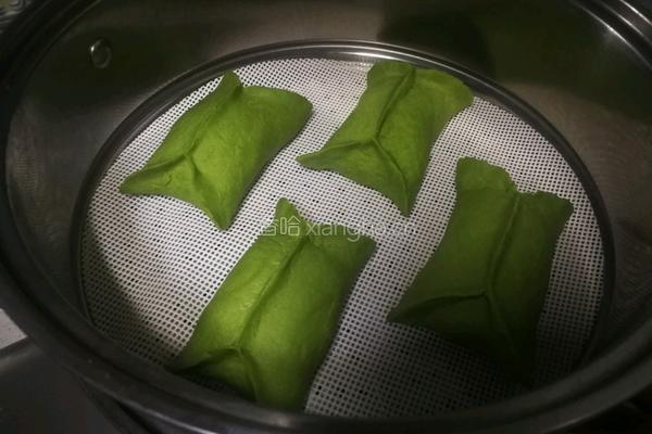 茼蒿蛋黄肉松团的做法图解19