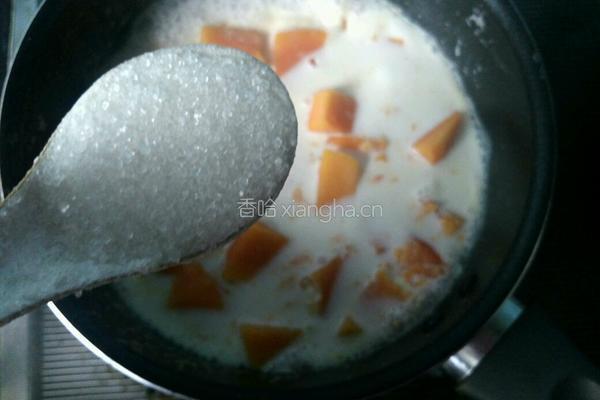 木瓜牛奶西米露的做法图解10