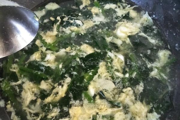 菠菜蛋花汤的做法图解5