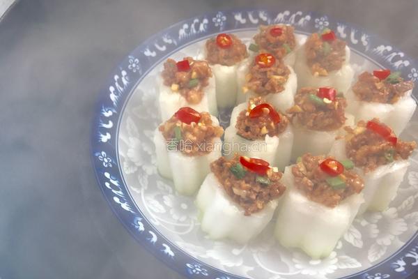 酿冬瓜的做法图解11