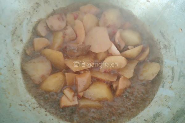 杏鲍菇烧土豆的做法图解3
