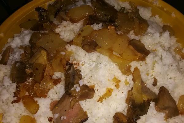 蚕豆豌豆焖饭的做法图解10