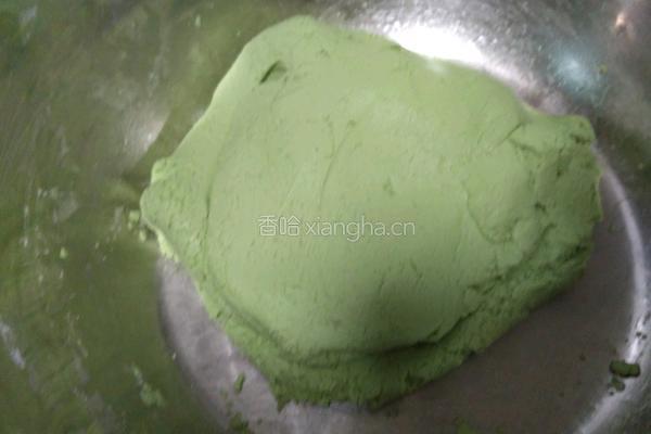 肉松青团的做法图解3