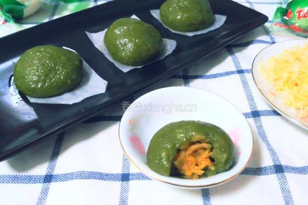 肉松青团的做法图解8