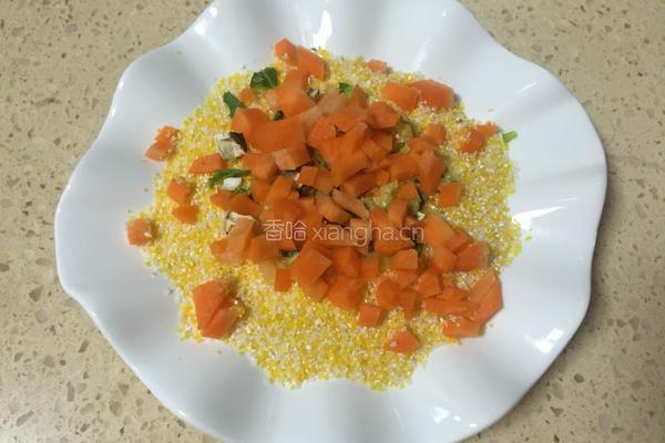 蔬菜粥的做法图解2