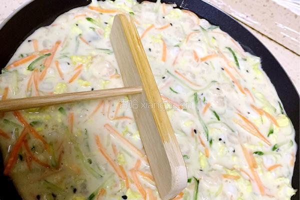 蔬菜饼的做法图解6
