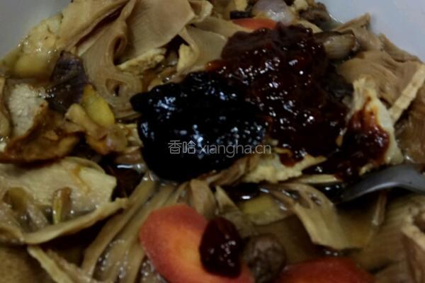 筍干炆咸五花腩的做法图解8