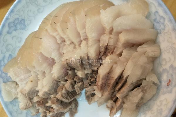 蒜香回锅肉的做法图解3