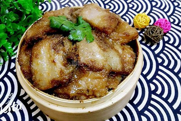 粉蒸肉的做法图解8