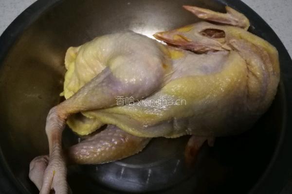 咖喱盐焗鸡的做法图解1