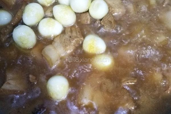 红烧肉焖蛋的做法图解7