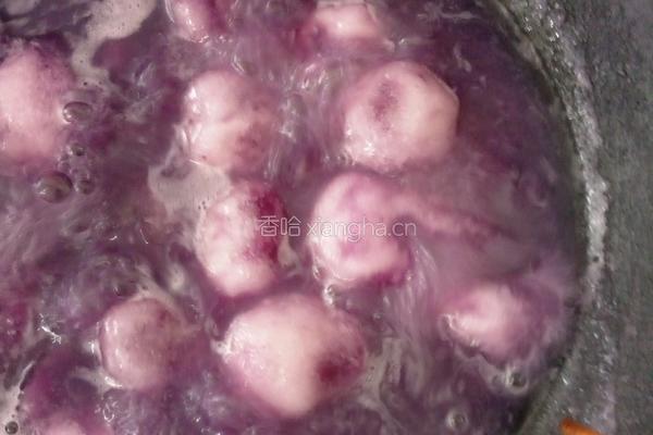 水晶紫薯汤圆的做法图解6