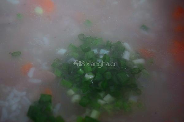 猪腰粥的做法图解9