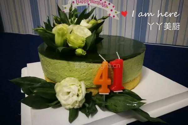 抹茶榴莲慕斯蛋糕的做法图解19