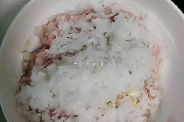 糯米肉丸子的做法图解1
