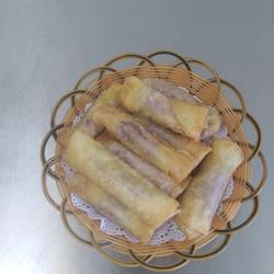 紫薯肉末卷的做法[图]