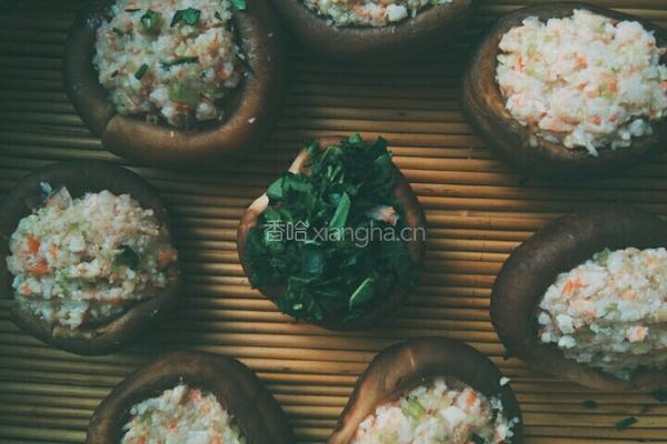 鲜虾香菇盏的做法图解4