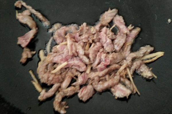 青红椒炒牛肉的做法图解5