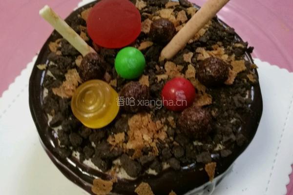 奥利奥咸奶油滴落蛋糕的做法图解16
