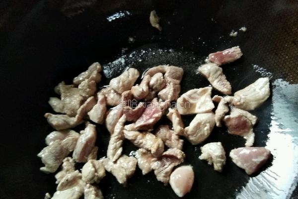 香菇炒肉的做法图解5