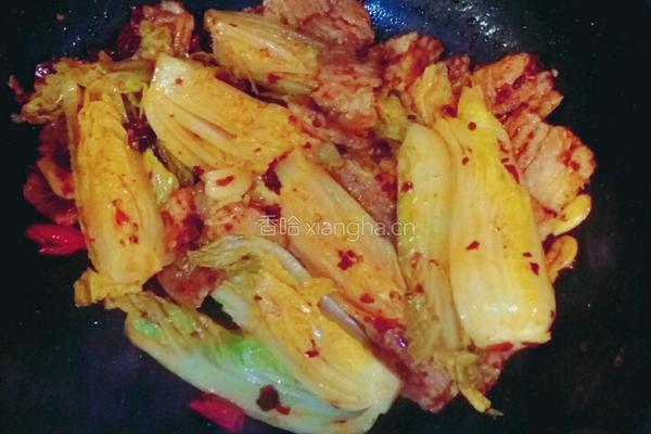 家常干锅娃娃菜的做法图解6
