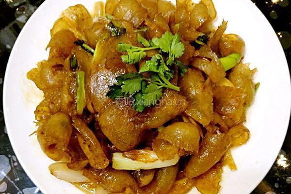 鲁菜大师蒋家常菜酱爆皮肚的做法图解9