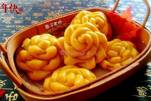 『南瓜小花卷儿』的做法图解12
