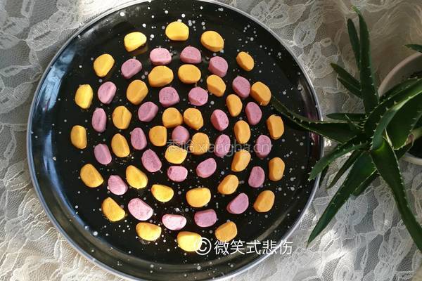 双色芋圆的做法图解1