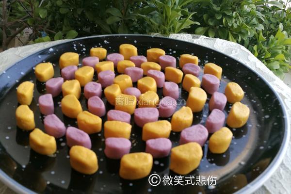 双色芋圆的做法图解7