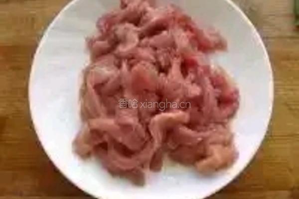 芹菜炒肉的做法图解3