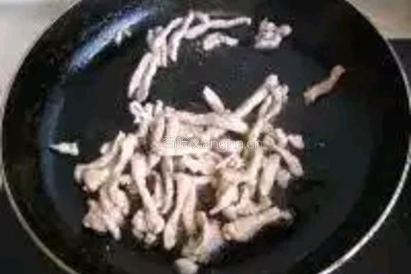 芹菜炒肉的做法图解5