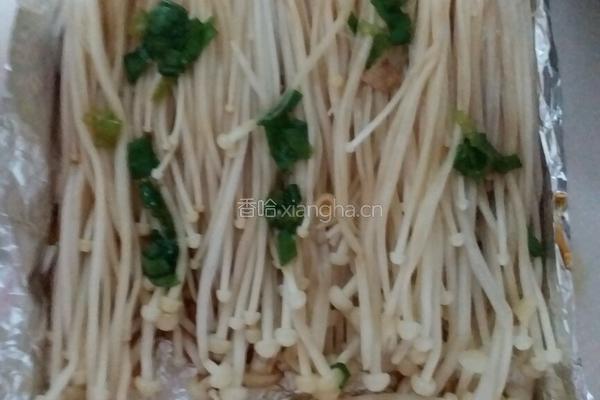 蒜蓉金针菇的做法图解3