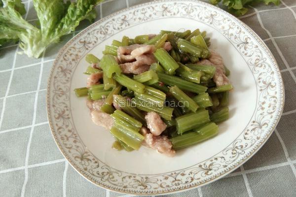 芹菜炒肉丝