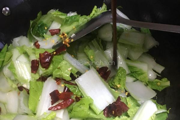 香辣小白菜的做法图解5