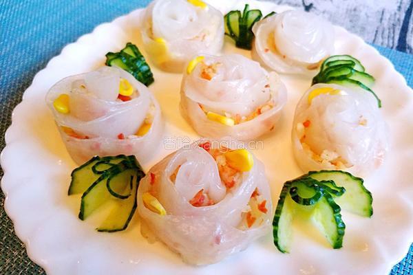 玫瑰鲜虾饺的做法图解16