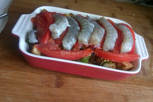 海鲜馒头焗饭的做法图解7
