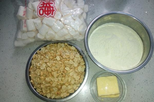 花生牛轧糖的做法图解3