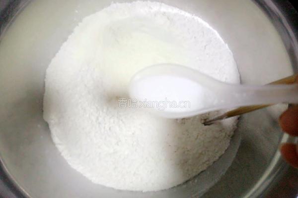 南瓜豆沙火腿包的做法图解7