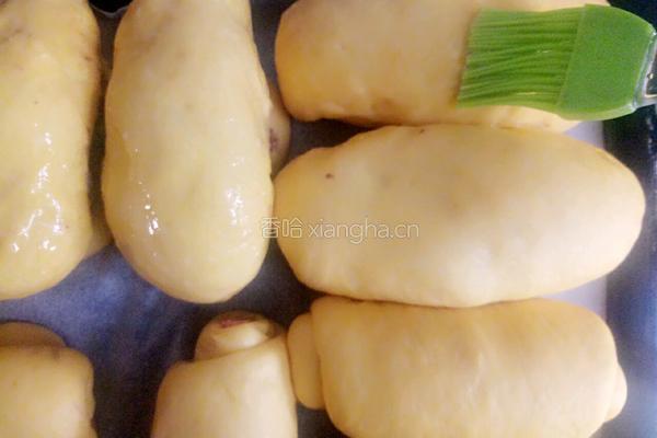 南瓜豆沙火腿包的做法图解29