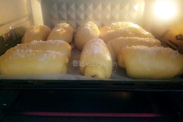 南瓜豆沙火腿包的做法图解31