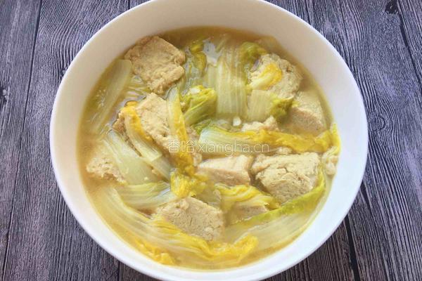 冻豆腐炖娃娃菜的做法图解8