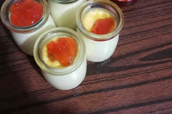 草莓酱牛奶布丁的做法图解10