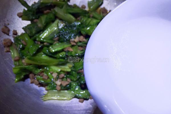 肉末油麦菜的做法图解11