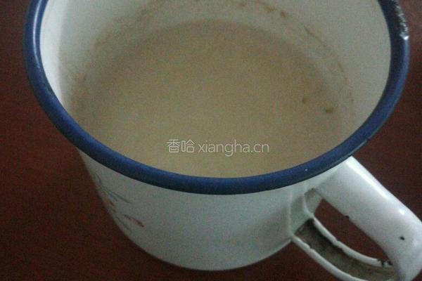 自制燕麦奶茶的做法图解4