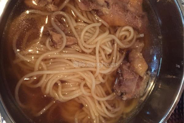 电饭煲懒人版鸡汤面的做法图解3
