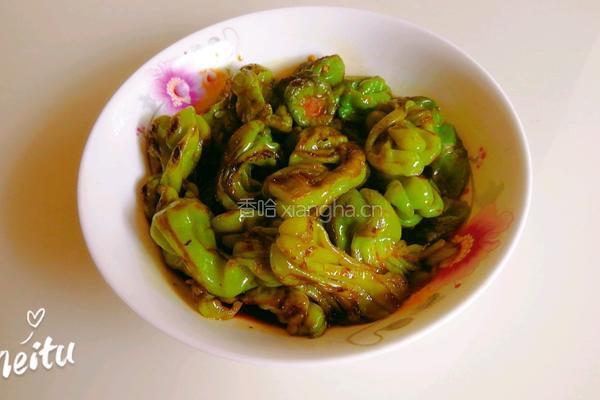 糖醋虎皮青椒的做法图解10