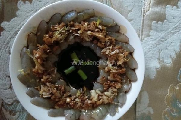 蒜蓉甜虾的做法图解6